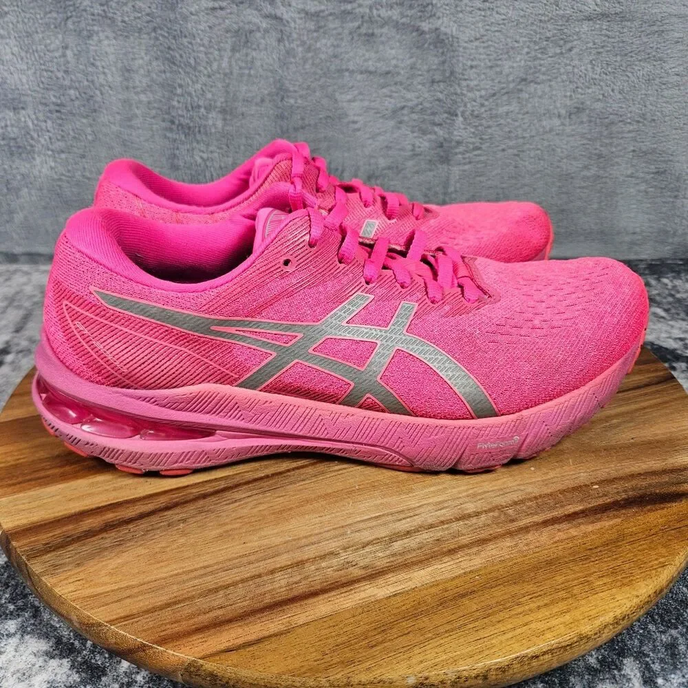 ASICS GT-2000 10 Shoes Womens Size 8.5 Pink Glow Running Sneakers 1012B287